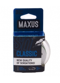 Классические презервативы в пластиковом кейсе MAXUS Classic - 3 шт. - Maxus - купить с доставкой в Костроме