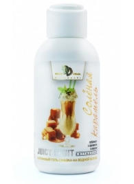 Интимный гель-смазка JUICY FRUIT с ароматом солёной карамели - 100 мл. - БиоМед - купить с доставкой в Костроме