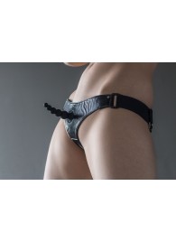 Черные трусики Better с анальной насадкой - 8 см. - Lola Games - купить с доставкой в Костроме