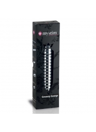 Рельефный фаллос для интенсивного электросекса Groovey George - 20 см. - MyStim - купить с доставкой в Костроме