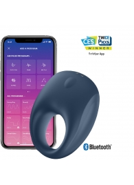 Эрекционное кольцо Satisfyer Strong One с возможностью управления через приложение - Satisfyer - в Костроме купить с доставкой