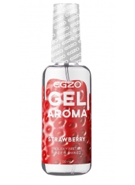 Интимный лубрикант EGZO AROMA с ароматом клубники - 50 мл. - EGZO - купить с доставкой в Костроме