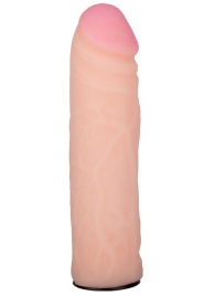 Пояс-трусики с насадкой Glamour Silver - 15,5 см. - LOVETOY (А-Полимер) - купить с доставкой в Костроме