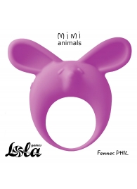 Фиолетовое эрекционное кольцо Fennec Phil - Lola Games - в Костроме купить с доставкой
