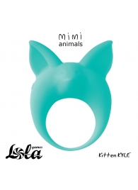 Зеленое эрекционное кольцо Kitten Kyle - Lola Games - в Костроме купить с доставкой