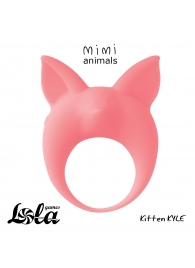Оранжевое эрекционное кольцо Kitten Kyle - Lola Games - в Костроме купить с доставкой
