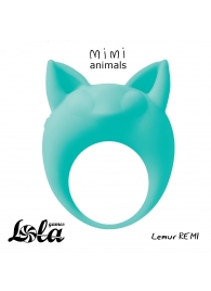 Зеленое эрекционное кольцо Lemur Remi - Lola Games - в Костроме купить с доставкой