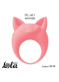Оранжевое эрекционное кольцо Lemur Remi - Lola Games - в Костроме купить с доставкой