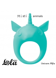 Зеленое эрекционное кольцо Unicorn Alfie - Lola Games - в Костроме купить с доставкой