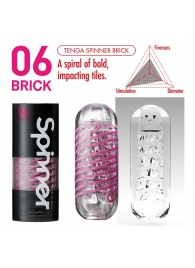 Мастурбатор SPINNER Brick - Tenga - в Костроме купить с доставкой