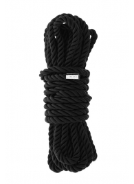 Черная веревка для шибари DELUXE BONDAGE ROPE - 5 м. - Dream Toys - купить с доставкой в Костроме