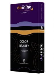 Разноцветные презервативы DOMINO Colour Beauty - 6 шт. - Domino - купить с доставкой в Костроме