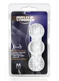 Прозрачный фигурный мастурбатор Master Stroker - Blush Novelties - в Костроме купить с доставкой