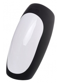 Черно-белый перезаряжаемый мастурбатор Erotist Hailstorm - Erotist Adult Toys - в Костроме купить с доставкой