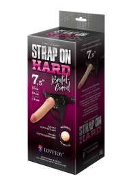 Пояс-трусики с насадкой Hard brutal-consul - 19 см. - LOVETOY (А-Полимер) - купить с доставкой в Костроме