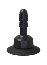 Плаг с присоской для фиксации насадок Deluxe 360° Swivel Suction Cup Plug - Doc Johnson - купить с доставкой в Костроме