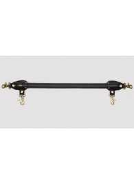 Черная распорка для ног Bound to You Faux Leather Spreader Bar - 50,8 см. - Fifty Shades of Grey - купить с доставкой в Костроме