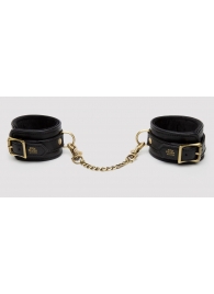 Черные оковы на ноги Bound to You Faux Leather Ankle Cuffs - Fifty Shades of Grey - купить с доставкой в Костроме