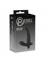 Черный вибромассажер простаты Naughty Finger Prostate Vibe - 13,8 см. - Orion - в Костроме купить с доставкой