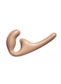 Бежевый безремневой страпон Seduction - 20,5 см. - Lola Games - купить с доставкой в Костроме
