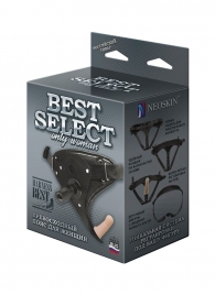 Пояс HARNESS BEST SELECT с вагинальной пробкой - LOVETOY (А-Полимер) - купить с доставкой в Костроме