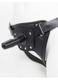 Черный пояс для насадок CLASS STRAP Restyling - LOVETOY (А-Полимер) - купить с доставкой в Костроме