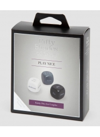 Игральные кубики для пар Play Nice - Fifty Shades of Grey - купить с доставкой в Костроме