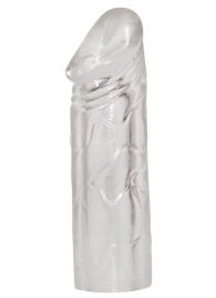 Удлиняющая насадка на пенис Mega Dick Sleeve Transparent - Orion - в Костроме купить с доставкой