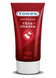 Смазка на водной основе TOREX  Спелая вишня  - 50 мл. - Torex - купить с доставкой в Костроме
