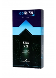 Презервативы увеличенного размера DOMINO Classic King size - 6 шт. - Domino - купить с доставкой в Костроме