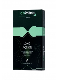 Презервативы с пролонгирующим эффектом DOMINO Classic Long action - 6 шт. - Domino - купить с доставкой в Костроме