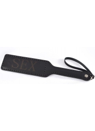 Черная гладкая шлепалка SEX - 35 см. - Sitabella - купить с доставкой в Костроме