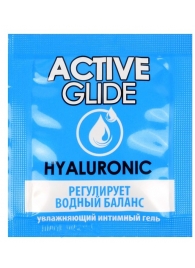 Лубрикант на водной основе Active Glide с гиалуроновой кислотой - 3 гр. - Биоритм - купить с доставкой в Костроме