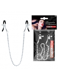 Оригинальные зажимы на соски с бусами - Notabu - купить с доставкой в Костроме