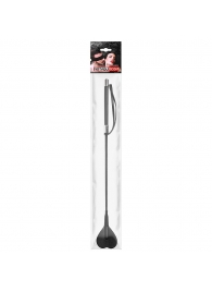 Черный стек с наконечником-сердечком - 54 см. - Notabu - купить с доставкой в Костроме