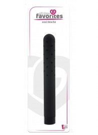 Черная насадка для анального душа ANAL DOUCHE - 15 см. - Dream Toys - купить с доставкой в Костроме