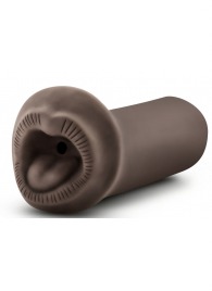 Коричневый мастурбатор-ротик Naughty Nicole - Blush Novelties - в Костроме купить с доставкой
