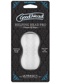 Прозрачный мини-мастурбатор Helping Head Pro - Doc Johnson - в Костроме купить с доставкой