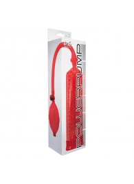Красная вакуумная помпа Power Pump Red - Toy Joy - в Костроме купить с доставкой