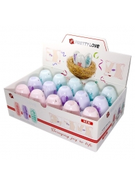 Набор из 15 мини-мастурбаторов Fantastic Egg Hard Boiled - Baile - в Костроме купить с доставкой