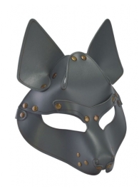 Серая маска Wolf с клепками - Sitabella - купить с доставкой в Костроме