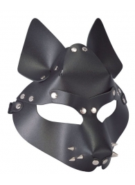 Черная маска Wolf с шипами - Sitabella - купить с доставкой в Костроме