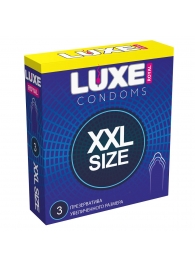 Презервативы увеличенного размера LUXE Royal XXL Size - 3 шт. - Luxe - купить с доставкой в Костроме