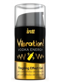 Жидкий интимный гель с эффектом вибрации Vibration! Vodka Energy - 15 мл. - INTT - купить с доставкой в Костроме