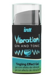 Жидкий интимный гель с эффектом вибрации Vibration! Gin   Tonic - 15 мл. - INTT - купить с доставкой в Костроме