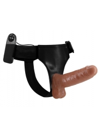 Страпон на трусиках с вибрацией Ultra Passionate Harness - 16 см. - Baile - купить с доставкой в Костроме
