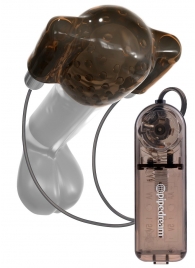 Дымчатый вибростимулятор головки пениса Dual Vibrating Head Teaser - Pipedream - в Костроме купить с доставкой