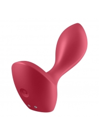 Красный вибромассажёр простаты Satisfyer Backdoor Lover - 14 см. - Satisfyer - в Костроме купить с доставкой