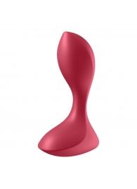 Красный вибромассажёр простаты Satisfyer Backdoor Lover - 14 см. - Satisfyer - в Костроме купить с доставкой