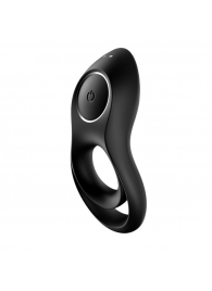Черное эрекционное виброкольцо Legendary Duo - Satisfyer - в Костроме купить с доставкой